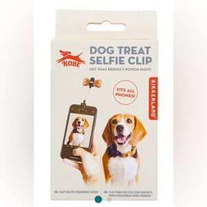 NEW Kikkerland Dog Treat Selfie Clip
